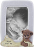 Precious Moments 203106 Jesus Loves Me Bear Resin/Glass Photo Picture Frame, Multicolor