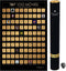 Top 100 Movies Scratch Off Poster - Films of all Time Bucket List - 24x16" Easy to Frame Scratchable Cinema Checklist Poster - Must See Movie Challenge - 100 Essential Movies Scratch off Calendar with Scratcher Included - Greatest Movies for Family to Wat
