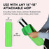 Microfiber Mop Pads 4 Pack - Reusable Washable Cloth Mop Head Replacements Best Thick Spray Wet Dust Dry Flat Velcro Attachment 18" Inch - Cleaning Refill Fits Bona, Bruce, Rubbermaid, Libman + More