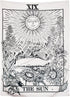 BLEUM CADE Tarot Tapestry The Moon The Star The Sun Tapestry Medieval Europe Divination Tapestry Wall Hanging Tapestries Mysterious Wall Tapestry for Home Decor (59×82 Inches, The Sun)