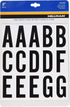 Hillman 842282 Pack Adhesive Letters, 2-Inch, Black/White