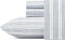 Nautica - Percale Collection - Bed Sheet Set - 100% Cotton, Crisp & Cool, Lightweight & Moisture-Wicking Bedding, Twin, Beaux Stripe