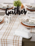DII Home Sweet Farmhouse Table Top Collection Stylish D©cor for Family Dinners, Dinner Parties, Weddings & Everyday Use, Table Runner, 14 x 108, Stone Plaid