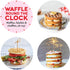 Dash Express 8 Waffle Maker for Waffles, Paninis, Hash Browns + other Breakfast, Lunch, or Snacks, with Easy Clean, Dual Non-Stick Surfaces - Red