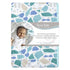 Trend Lab Quilted Jersey Baby Blanket, Terrazzo Forest
