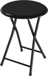 Lavish Home Folding Stool, 18", Black