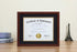 ELSKER&HOME 8.5x11 Certificate Frame - Classic Coffee Color Frame - Displays Diploma 8.5x11 Inch with Mat - 11x14 Inch Without Mat - For Document/Photo(One Pack - Matte Black with Gold Rim)