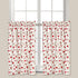 Cackleberry Home Hearts & Lace Cafe Curtains 28 Inches W x 30 Inches L, Set of 2