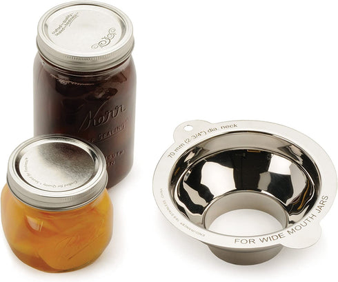 RSVP Endurance 18/8 Stainless Steel Wide Mouth Canning Funnel