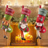 JUOIFIP 23'' Large Christmas Stockings Set of 3 - 3D Santa Snowman Reindeer Personalized Christmas Hanging Stockings Christmas Fireplace Stairs Decorations for Family Holiday Party