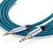 Aux Cable 30 ft Hftywy 3.5mm Male to Male Stereo Aux Cord 3.5mm Auxiliary Audio Cable Braided 1/8 Shielded AUX Headphone Cable Extension Compatible Car/Home Stereos,Speaker,iPhone iPod iPad,Headphones