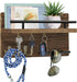 Key Holder for Wall Decorative with Key Hooks, Mail Organizer Wall Mounted, Key Hangers with Mail Shelf for Wall, Key Racks and Mail Holder for Wall