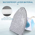 Garment Steamer Ironing Gloves Anti Steam Glove Waterproof Heat Resistant Gloves Complete Care Protective Garment Steaming Mitt with Finger Loop for Clothes Steamers (Star Pattern, Gray)