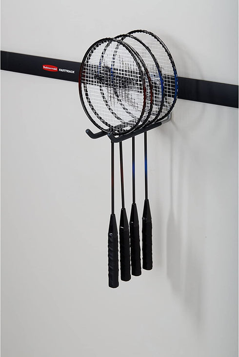 Rubbermaid Fasttrack Multi-Purpose Hook, Good for Holding Cords, Lawn Chairs, Shovels, and Kids Toys, Holds up to 50 Pounds