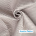 AmazerBath Waffle Shower Curtain, Heavy Duty Fabric Shower Curtains with Waffle Weave Hotel Quality Bathroom Shower Curtains, 72 x 72 Inches (Khaki)