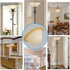 Giluta Floor Lamp Glass Shade Replacement Globe -Fitting Opening 1.625" Elegant Style Small Light Fixture Shade, Height: 4.2 inch, Width: 9.5 inch. Lipless