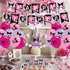 Kuromi Party Decorations,Birthday Party Supplies For Kuromi Party Supplies Includes Banner - Cake Topper - 12 Cupcake Toppers - 18 Balloons - 50 Kuromi Stickers