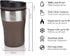 Milu Insulated Travel Coffee Mug 7oz - Hot & Cold Travel Mug - Double Wall Vacuum Insulated Cup for Coffee, Tea & Drinks - Spill Proof (Brown, 7oz (210ml))