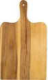 Small Wood Cutting Board with Handle - Wood Serving Board - Natural Wood Cheese Board - Rustic Design - Mini Charcuterie Board