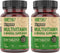 DEVA Tiny Tablets Vegan Multivitamins for Women & Men, Multivitamin with Iron, Mineral Supplement, Vitamin C, Vitamin B Complex, Vitamin B12, Vitamin E, Zinc, Gluten Free, 90 Tablets (Pack of 2)