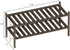 Dranixly Bamboo 2-Tier Shoe Rack Stackable Shoe Shelf Storage Organizer for Entryway, Hallway and Closet, 27.2"x11"x13.2" (Mocha)