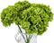 High Details Hydrangea Silk Flowers (About 225 Petals Each Flower), Artificial Hydrangea Flowers, Green Silk Hydrangea Flowers Pack of 4 (Green)