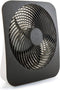 Treva 10-Inch Portable Desktop Battery Fan, Powered by Battery and/or AC Adapter - Air Circulating with 2 Cooling Speeds