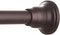 BINO Rust Proof Aluminum Tension Shower Curtain Rod - Bronze - 42" to 72" - Adjustable Bathroom Curtain Rod Shower Rod Tension Rod Pole Tension Shower Rod