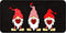 Gnome Kitchen Rug Non Slip Kitchen Floor Mat Cushioned Standing 20 x 39 Inch, Valentines Day Gnomes Rug Runner for Sink Kitchen Decor and Accessories