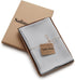 Solino Home Soft Grey Linen Napkins 20 x 20 Inch Fete, Set of 4 Handcrafted Machine Washable 100% Pure Linen Dinner Napkins
