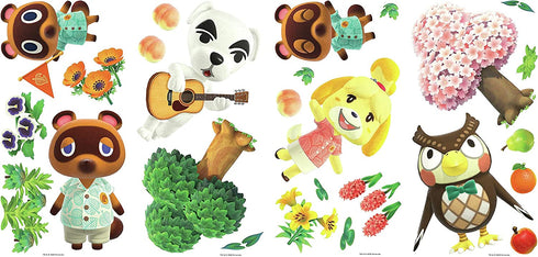 RoomMates RMK4683SCS Animal Crossing Peel and Stick Wall Decals