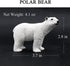 TMORU Arctic Animal Figures, 11 Pcs Realistic Polar Bear Figurines Set, Birthday Cake Toppers Toy Gift for Kids