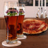 BARVIVO Marble Look Ceramic Coasters for Drinks Absorbent with Holder Set of 6 - Absorbing Condensation Immediately - Ideal Drink Coasters for Wooden Table Protection with Scratch Preventing Cork Base