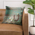Emvency Throw Pillow Covers Rustic with Rusty Horseshoe and Daisies On Old Wooden Boards Copy Space Top 18 x 18 Inch Square with Hidden Zipper Polyester Home Sofa Cushion Decorative Pillowcase