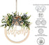 Welcome Sign Welcome Front Door Round Wood Sign Hanging Front Door Porch Decor Welcome Sign Front Farmhouse Porch Spring Welcome Sign (Carvedboard Welcome)