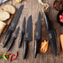Kitchen Knives, OLULU 12PCS Chef knife set, Premium Stainless steel Kitchen Knife set, Knife Set With Sheathes