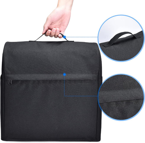 OUOLife Stand Mixer Cover Dust Proof Bag Compatible with KitchenAid Electric Mixer (Black, Fit for Tilt Head 4.5 and 5 Quart)