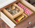 iDesign 41880 InterDesign Stackable Box-Bamboo, 6? x 12? x 2? Formbu Drawer Organizer - 6" x 12" x 2", 6" x 12"