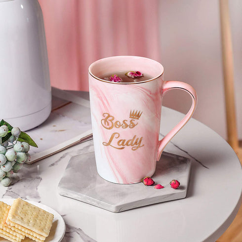 Boss Gifts For Women - Boss Lady Gifts For Women, Gifts For Boss Women, Boss Day Gifts For Women, Promotion Gifts For Women, Gifts For Female Boss, Boss Babe Gifts For Women, 14Oz Boss Lady Mug Gift