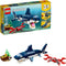 LEGO Creator 3in1 Deep Sea Creatures 31088 Building Toy Set for Kids, Boys, and Girls Ages 7+ (230 Pieces)
