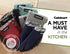 Cuisinart Silicone Mini Oven Mitts, 2pk - Little Oven Gloves for Cooking - Heat Resistant, Non-Slip Grip, Hanging Loop, 5.5 x 7.5 Inches - Ideal for Handling Hot Kitchen, Bakeware Items - Red Dahlia