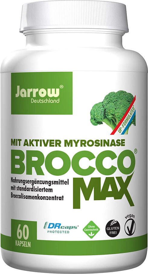Jarrow Formulas BroccoMax - 60 Veggie Capsules - Supports Healthy Cell Replication & Liver Health - 30 Servings