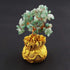 SING F LTD Feng Shui Money Luck Stone Tree Crystal Art Decoration Office Living Room Good Luck Best Gift Green