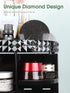 Kootek Rotating Makeup Organizer 360 Spinning Cosmetic Display Cases Adjustable Bathroom Makeup Holder Large Capacity Storage Shelf Rack with 4 Layers Tray for Bedroom Vanity Dresser Room, Black
