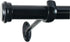 Decopolitan 27941-18ES End Cap Curtain Rod Set, 18 to 36-Inch, Black Espresso