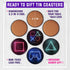 Jumant Gaming Coasters Set of 6 - Playstation Coasters - Gaming Room Decor - Video Game Room Decor - Gaming Stuff for Room - Playstation Decor - Gaming Decor - Cool Coasters - Gamer Coasters Gifts