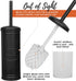 Autumn Alley Farmhouse Bathroom Toilet Brush and Holder Set - Black Rustic Toilet Bowl Cleaner Rustic Yet Modern Bathroom Decor Modern Farmhouse Bathroom Decor