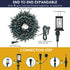Decute Cool White Christmas String Lights Waterproof 300LED 105FT UL Certified with End-to-End Plug 8 Modes, Outdoor Indoor Starry Fairy Lights for Christmas Tree Patio Garden Wedding Party Decor