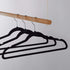 Amazon Basics Slim, Velvet, Non-Slip Suit Clothes Hangers, Black/Silver - Pack of 30