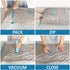 MattEasy Space Saver Vacuum Storage Bags, 6 Pack Large Space Saver Bags with Pump, Storage Vacuum Sealed Bags for Clothes, Comforters, Blankets, Bedding (Large)